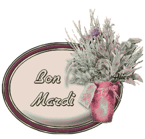 Gif animé Bon mardi fleurs